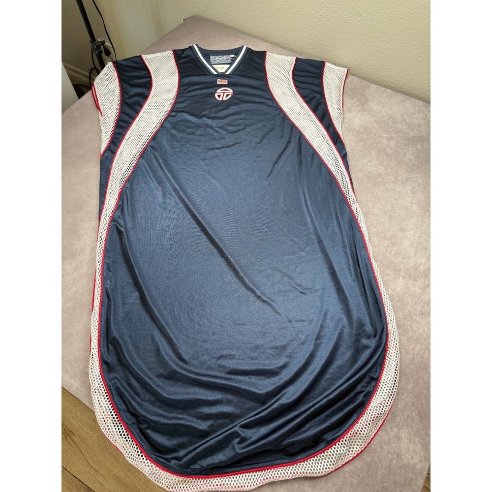 NWT Telfar Liberia 2021 Olympic Sleeveless Jersey Navy Adult XL Oversize Tall